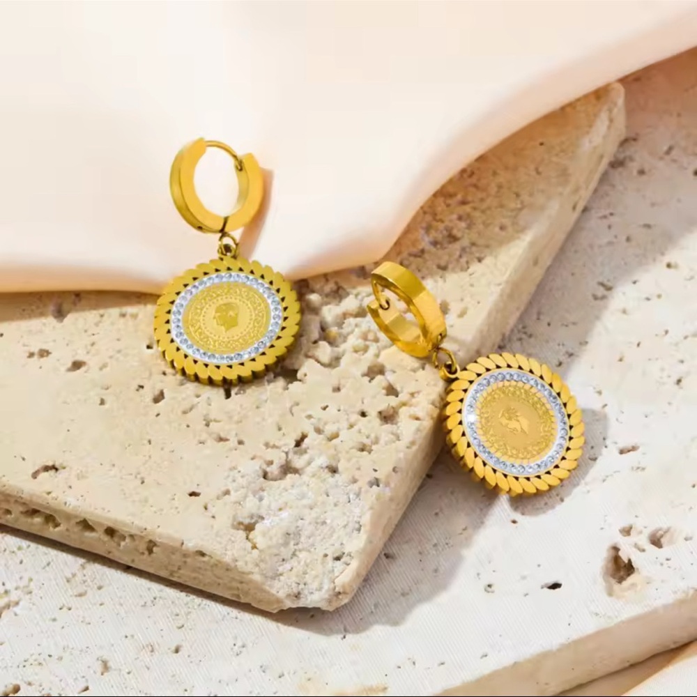 18k Gold plated stainless steel Earrings